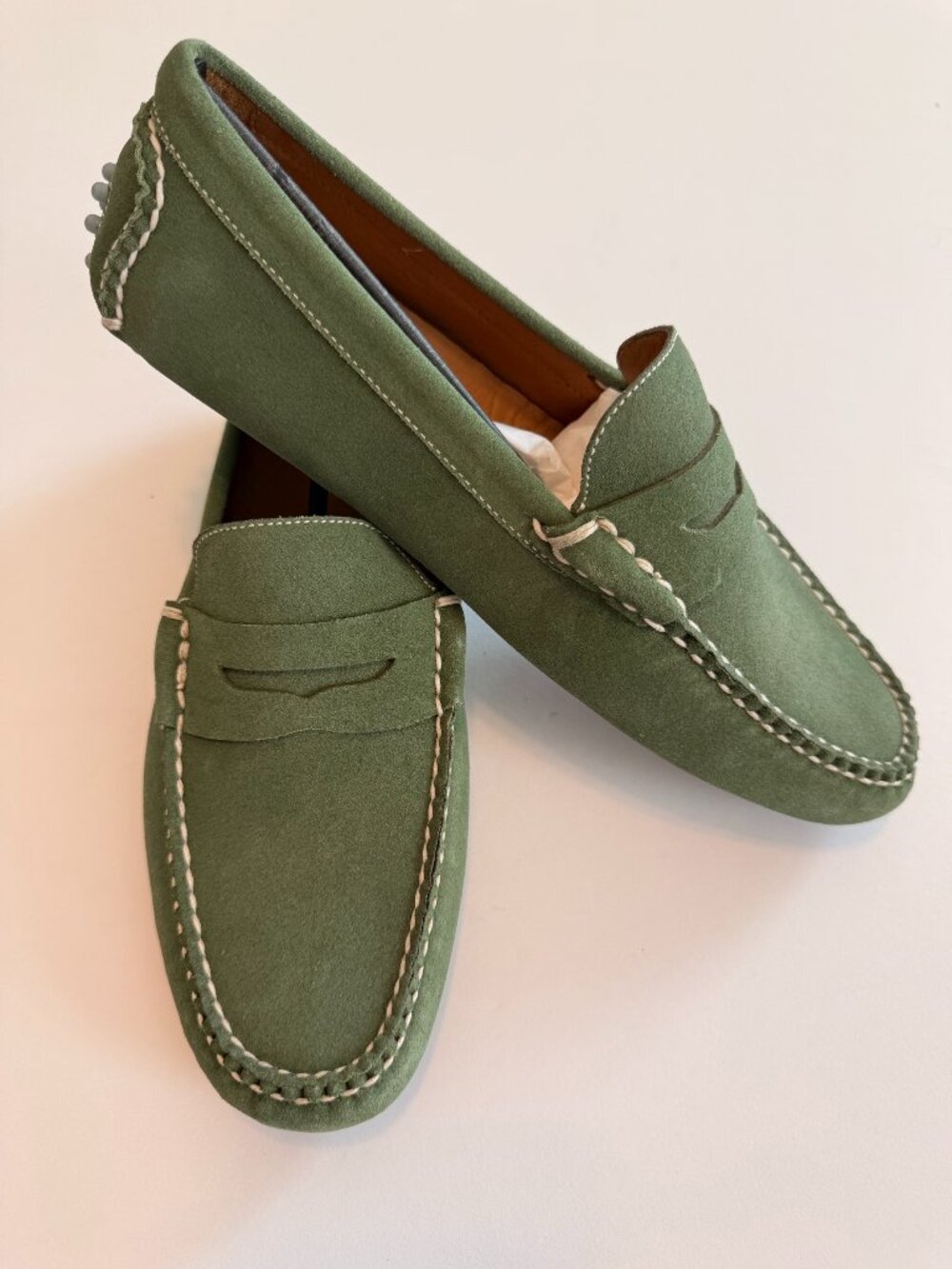 Green Peter Millar Nubuck Driving Shoe - Size 9 - NWT